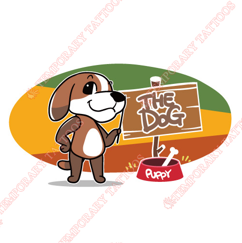 Dogs Customize Temporary Tattoos Stickers NO.8719
